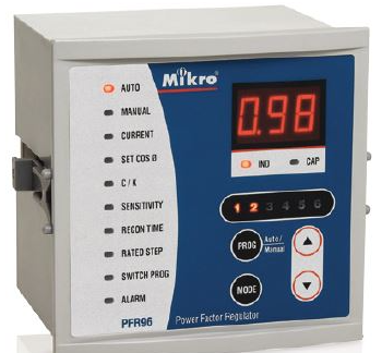 Hướng dẫn sử dụng bộ điều khiển tụ bù Mikro pfr96