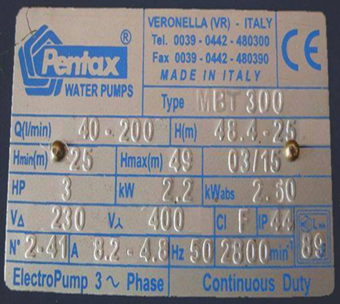 Ý nghĩa các thông số kỹ thuật của máy bơm nước và cách tính cột áp