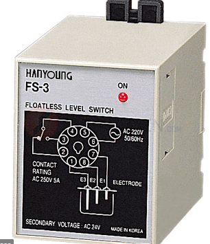 Rơ le điều khiển mức nước FS-3